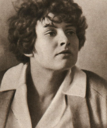 З. Н. Райх - студентка Высших театральных мастерских. 1923 г.